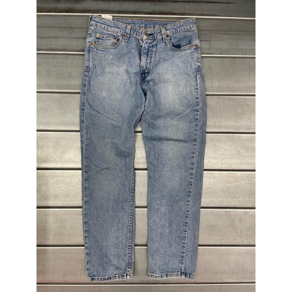 Levis 511 Jeans‎ Mens 32X32 Blue Light Wash Denim Slim Straight Leg Stretch